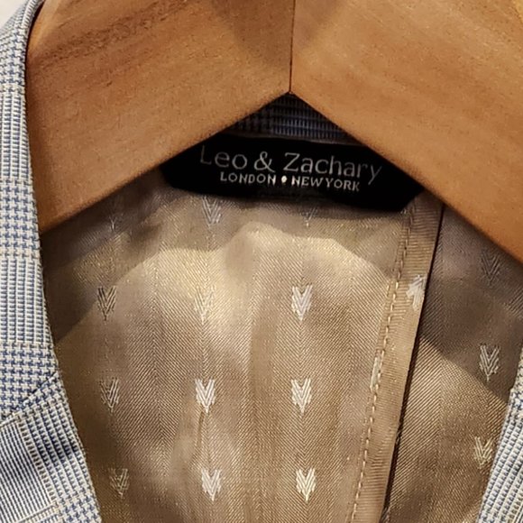 Leo & Zachary - Ocean Blue Crush Blazer, Size 10 - Picture 3 of 5